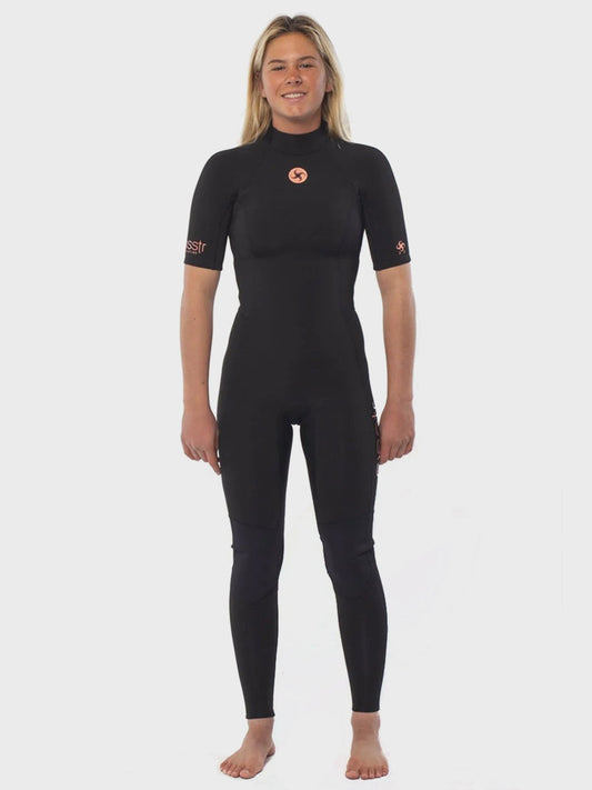  Ladies 7 Seas Back Zip Short Sleeve Full Suit