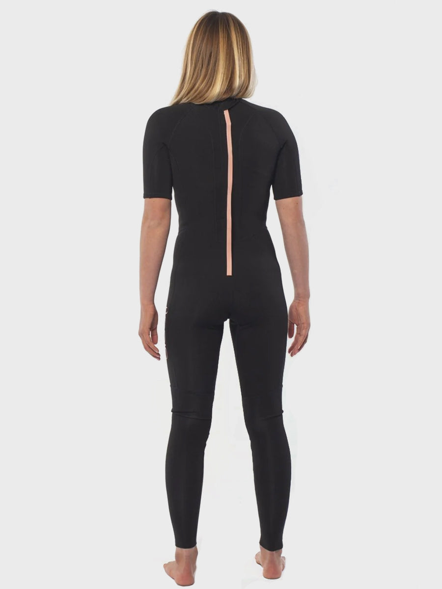  Ladies 7 Seas Back Zip Short Sleeve Full Suit