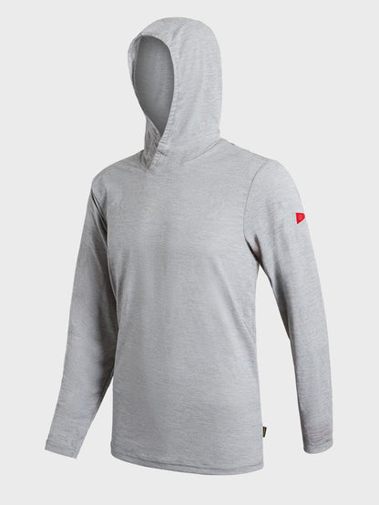  Airtex Long Sleeve Hooded Shirt