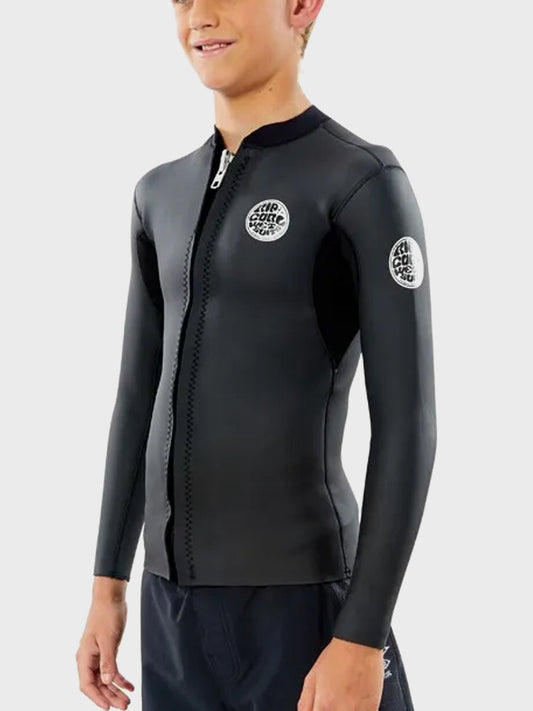 Rip Curl Boys Dawn Patrol Long Sleeve Front Zip Jacket