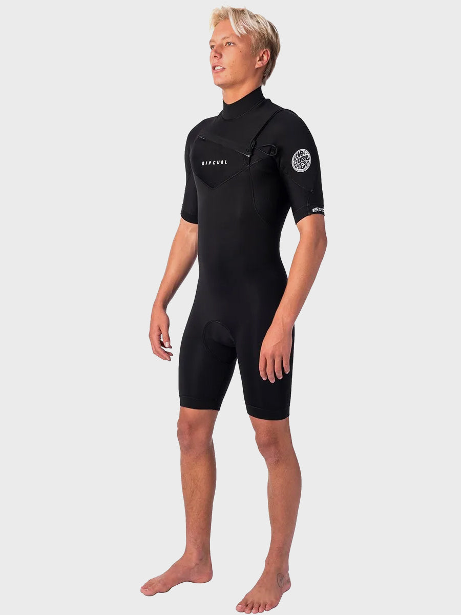 Rip Curl Dawn Patrol 22GB Chest Zip Short Sleeve Spring Suit