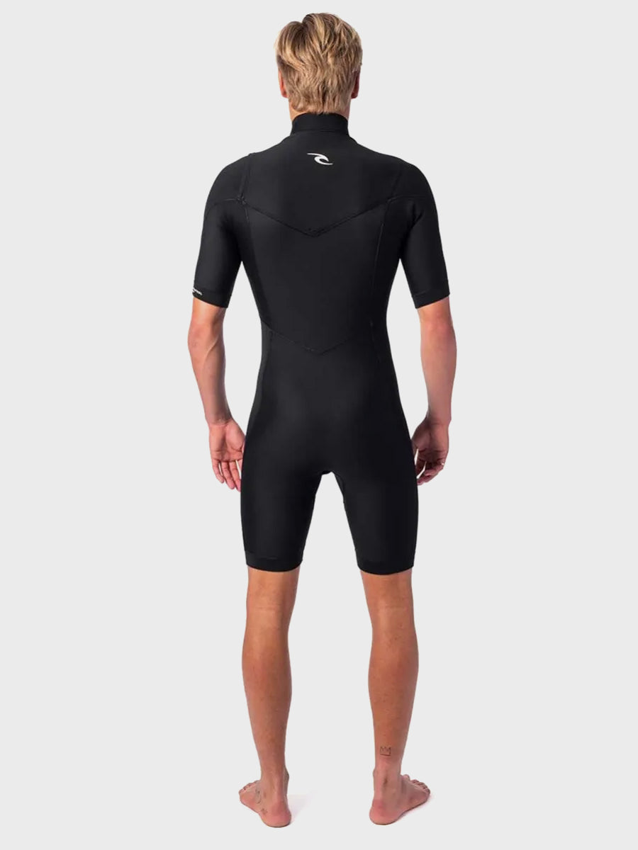 Rip Curl Dawn Patrol 22GB Chest Zip Short Sleeve Spring Suit