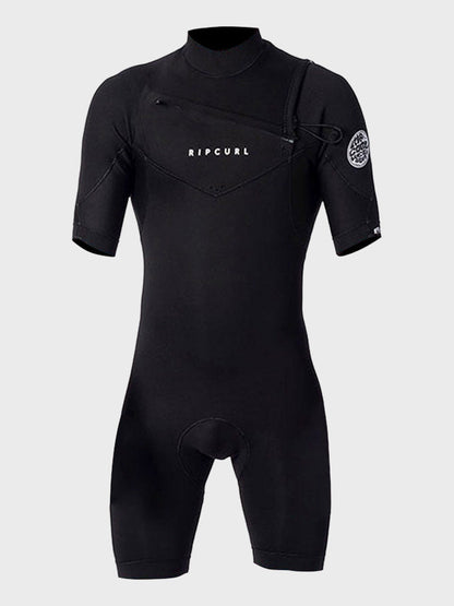 Rip Curl Dawn Patrol 2mm Chest Zip Short Sleeve Spring Suit