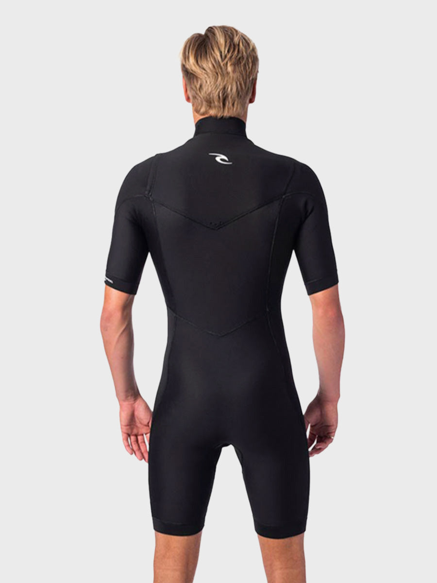 Rip Curl Dawn Patrol 2mm Chest Zip Short Sleeve Spring Suit