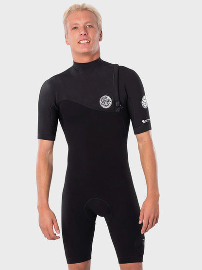Rip Curl E Bomb 2/2mm E6 Zip Free Short Sleeve Spring Suit