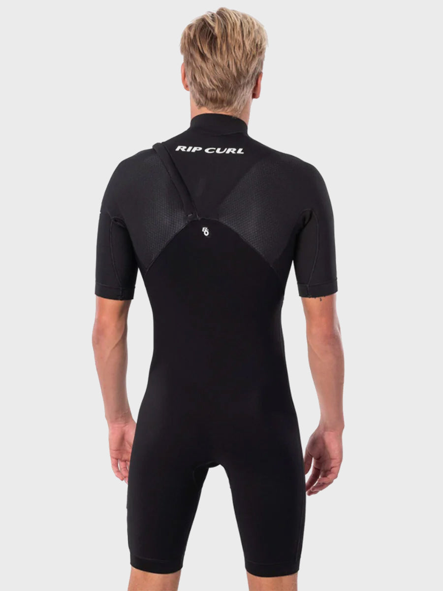 Rip Curl E Bomb 2/2mm E6 Zip Free Short Sleeve Spring Suit