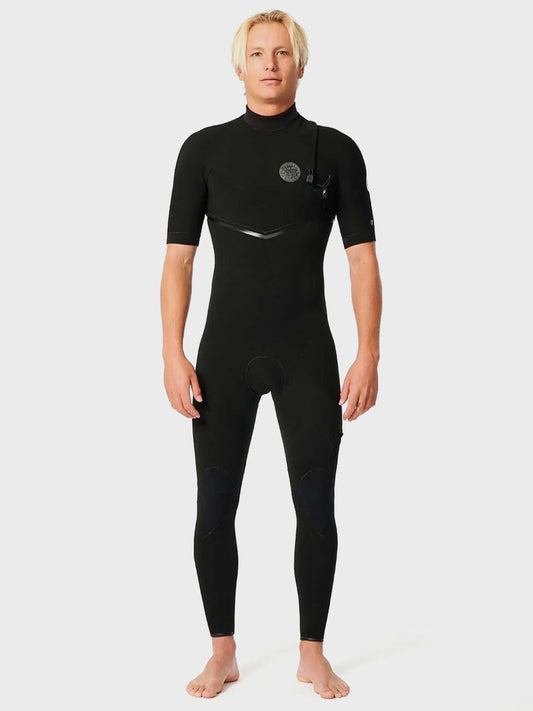 Rip Curl E Bomb 2/2mm Zip Free Short Sleeve Full Suit