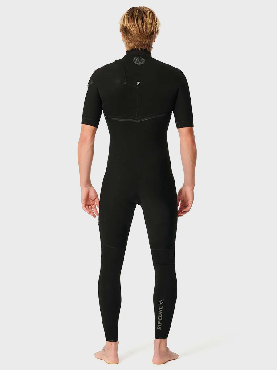 Rip Curl E Bomb 2/2mm Zip Free Short Sleeve Full Suit