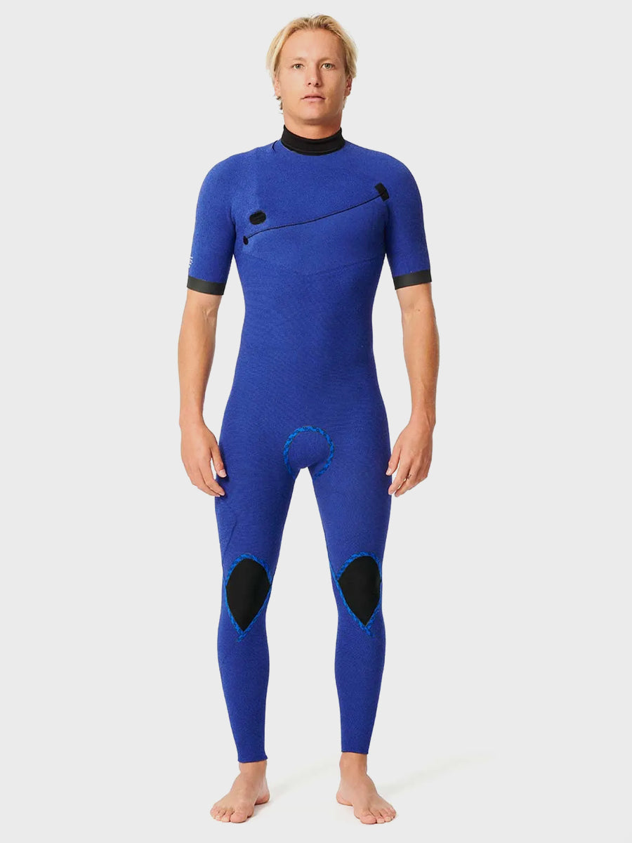 Rip Curl E Bomb 2/2mm Zip Free Short Sleeve Full Suit