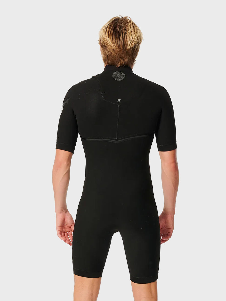 Rip Curl E Bomb 2/2mm E7 Zip Free Short Sleeve Spring