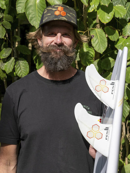  FCS II CI PC Upright Tri-Quad Fins