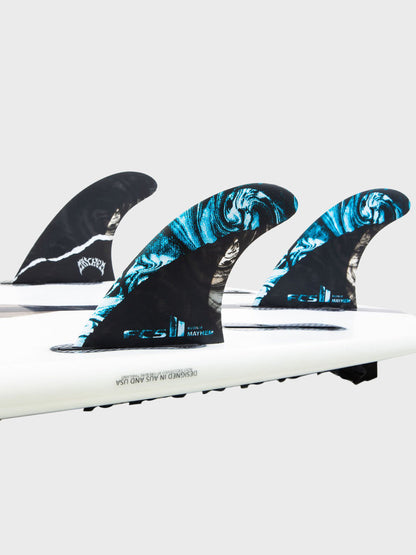 FCS II MB PC Carbon Tri-Quad Fins