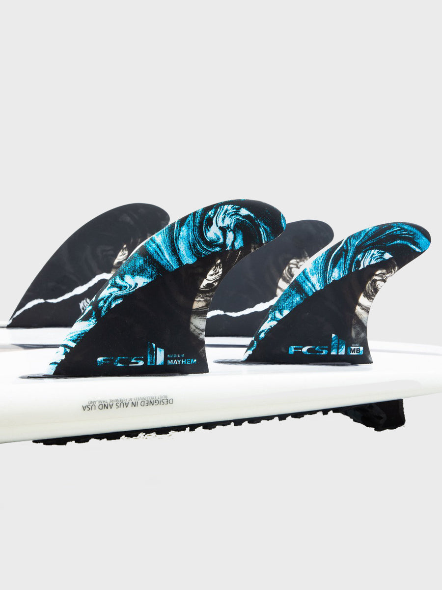  FCS II MB PC Carbon Tri-Quad Fins