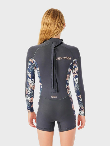 Rip Curl Girls Dawn Patrol 2mm Back Zip Long Sleeve Spring Suit