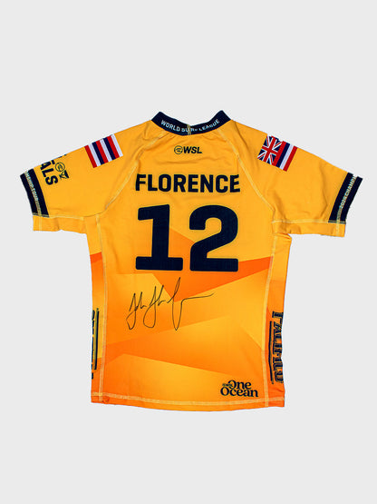  John John Florence Athlete Board With Tail Pad & Signed Jersey - Pyzel Futures