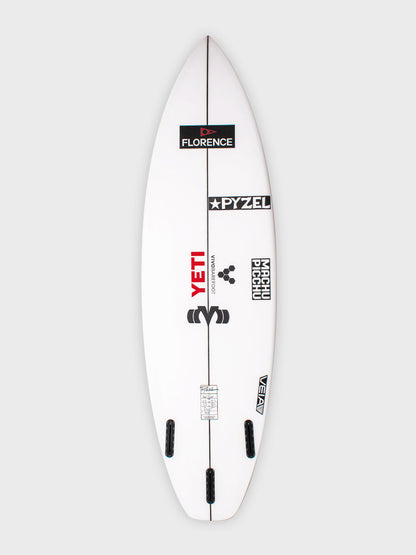  John John Florence Athlete Board With Tail Pad & Signed Jersey - Pyzel Futures