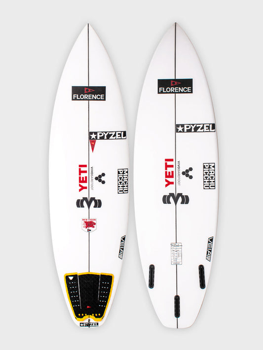  John John Florence Athlete Board With Tail Pad & Signed Jersey - Pyzel Futures