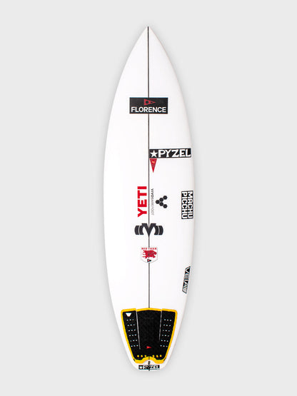  John John Florence Athlete Board With Tail Pad & Signed Jersey - Pyzel Futures