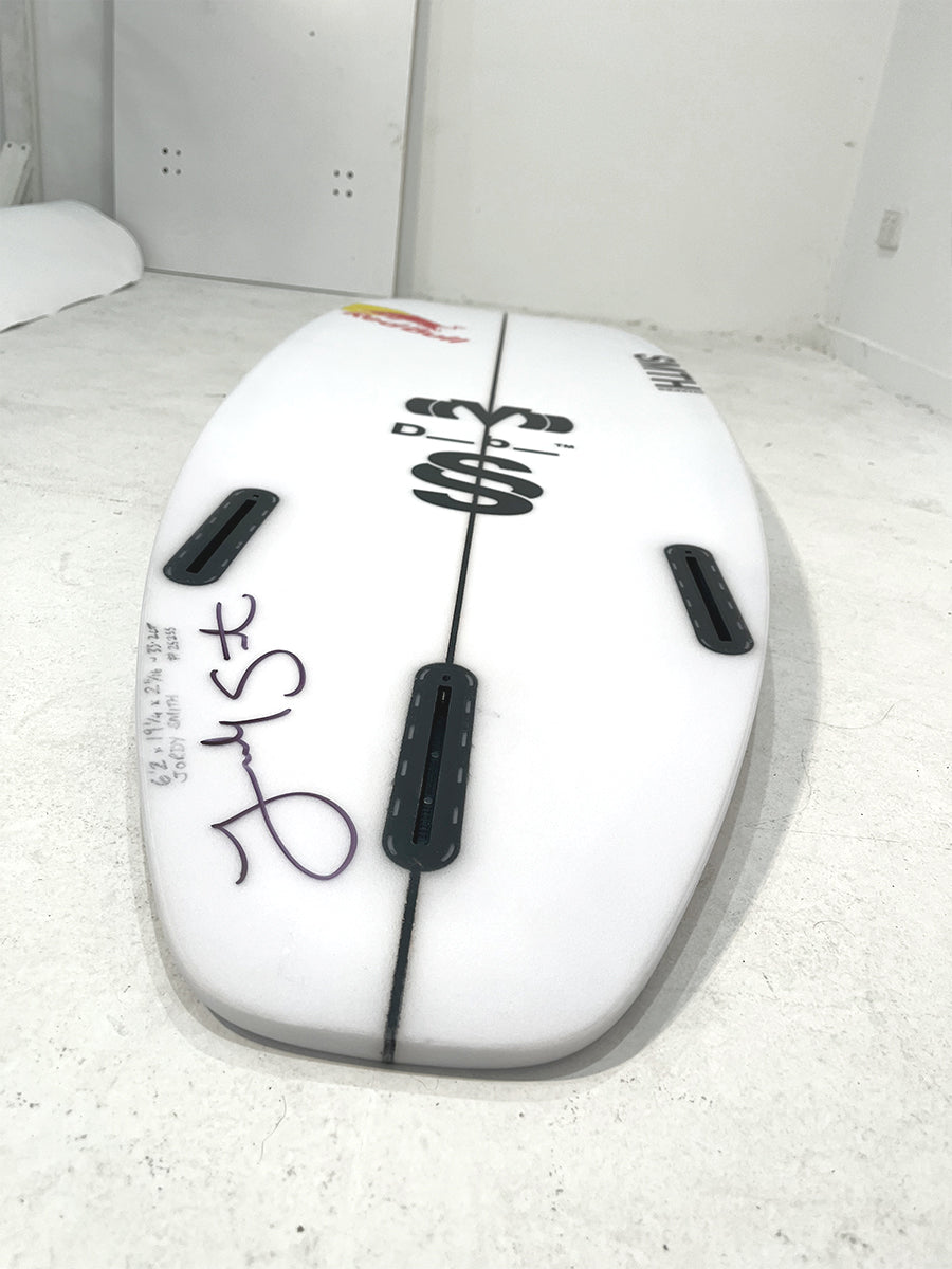  Jordy Smith Athlete Board With Signature - Smith Shapes Futures