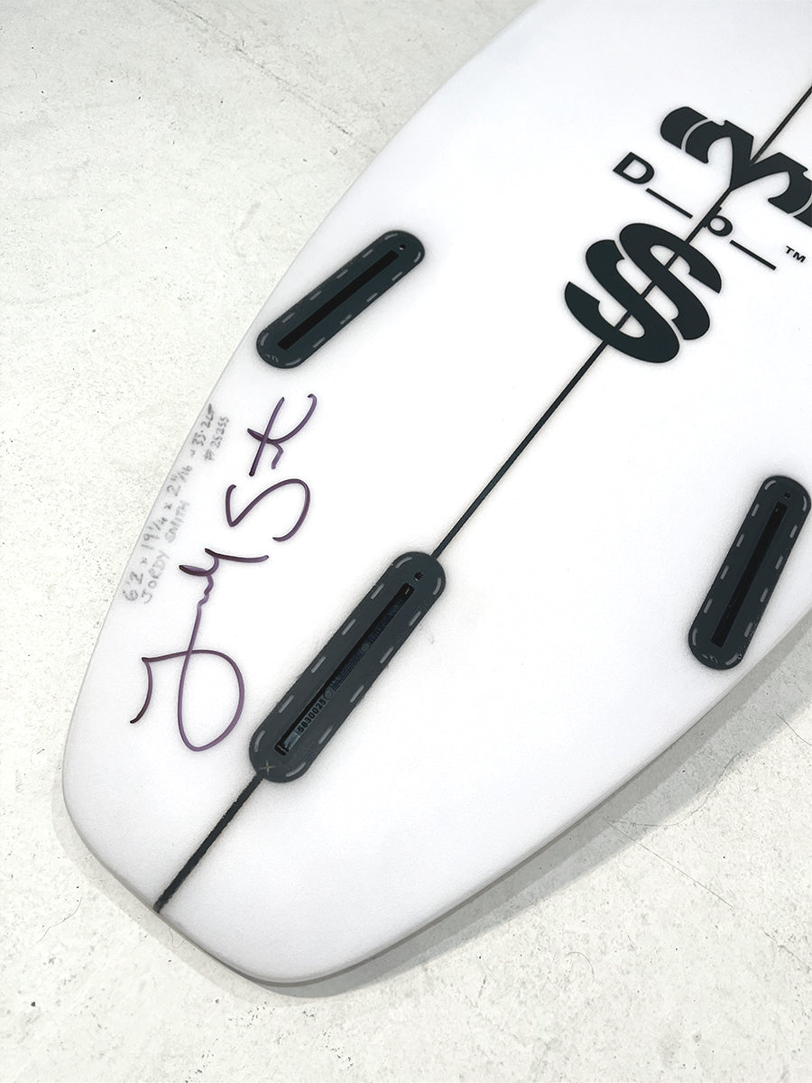  Jordy Smith Athlete Board With Signature - Smith Shapes Futures