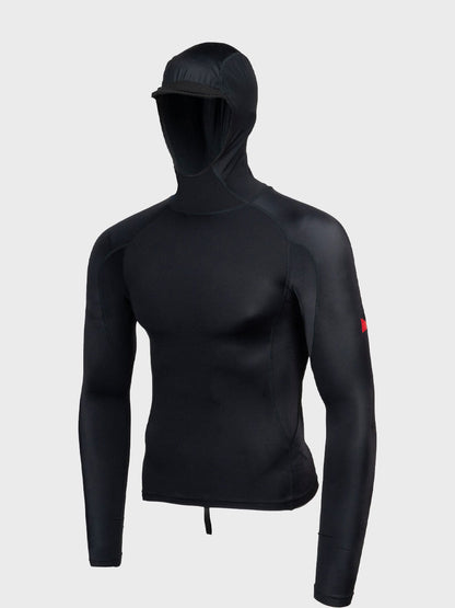  Long Sleeve Utility Pocket Hooded Rashguard