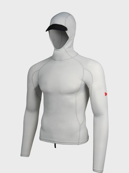 Long Sleeve Utility Pocket Hooded Rashguard