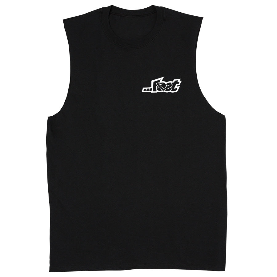  Lost Logo Muscle Black
