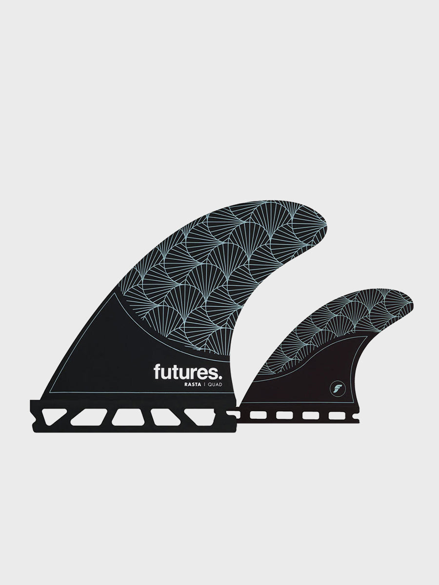  Rasta Honeycomb Quad Fins