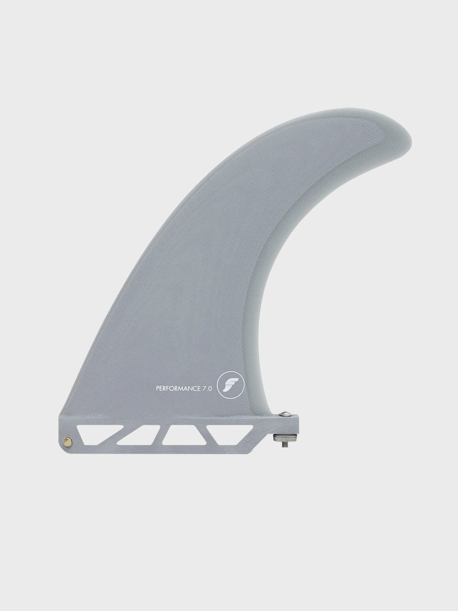 Performance Fibreglass Single Fin - Grey