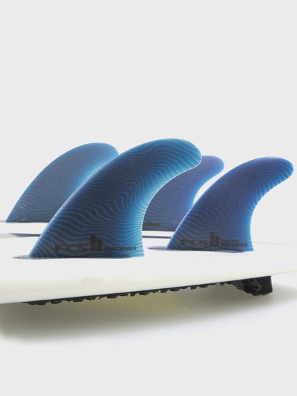  FCS II Performer Neo Glass Pacific Quad Fins