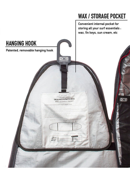  Quad Coffin Shortboard Fish Cover