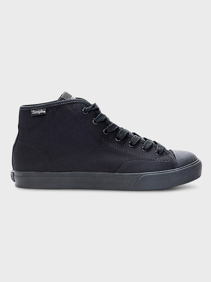  S1 Mid Canvas - Black Black