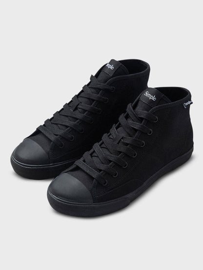  S1 Mid Canvas - Black Black