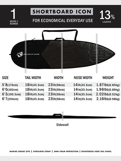  Shortboard Icon Lite