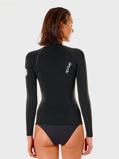 Rip Curl Womens Dawn Patrol Long Sleeve Front Zip Jacket