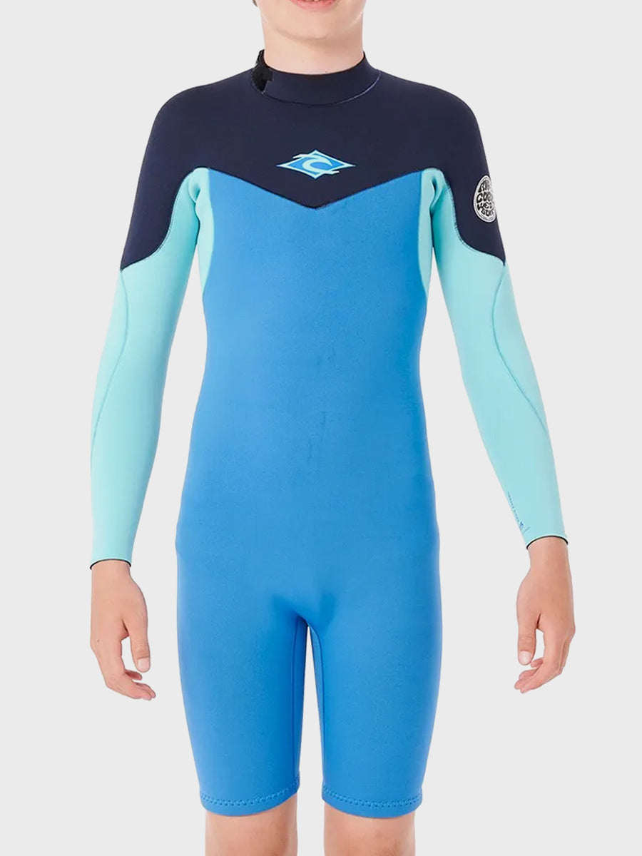 Rip Curl Boys Dawn Patrol 2mm Long Sleeve Back Zip Wetsuit