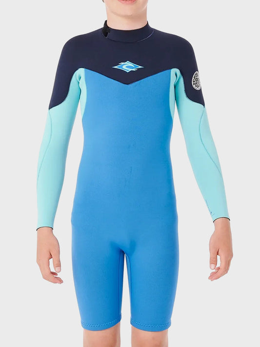 Rip Curl Boys Dawn Patrol 2mm Long Sleeve Back Zip Wetsuit