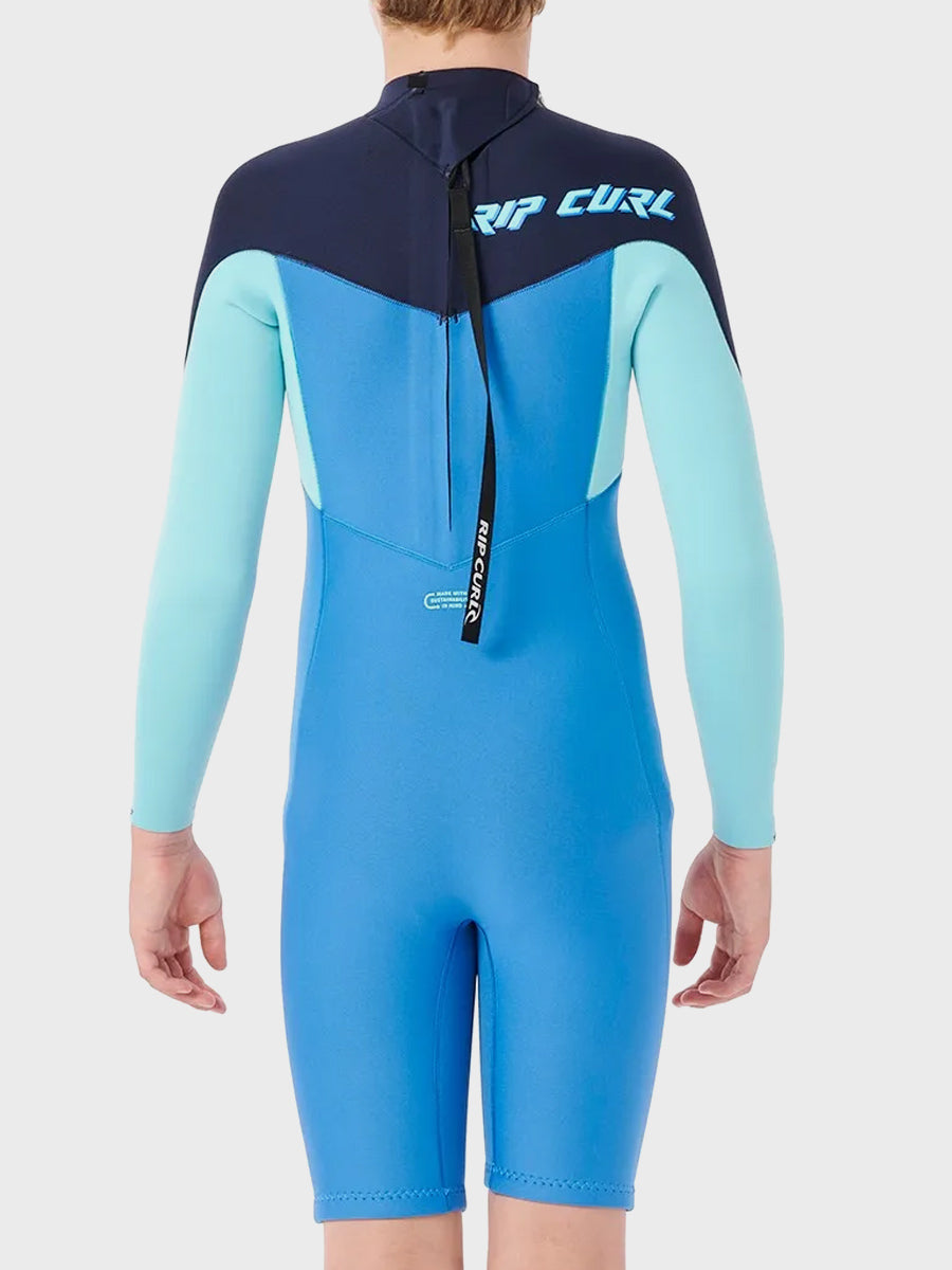Rip Curl Boys Dawn Patrol 2mm Long Sleeve Back Zip Wetsuit