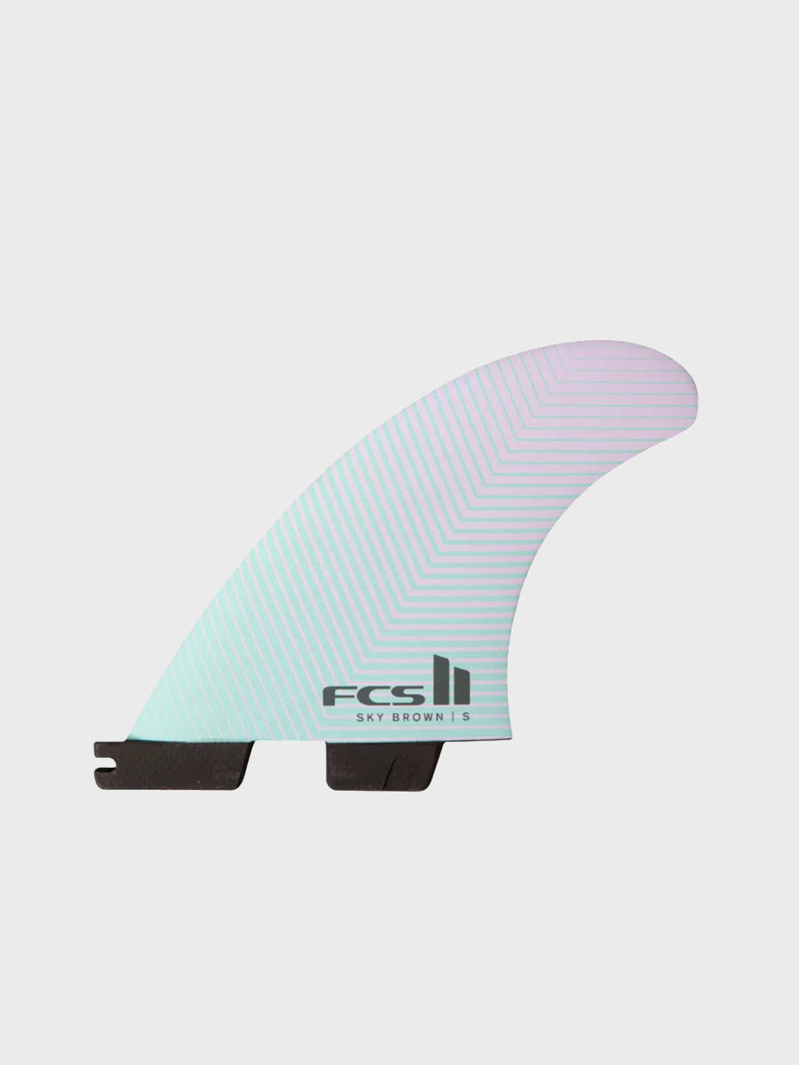  FCS II Sky Brown PC Tri Fins